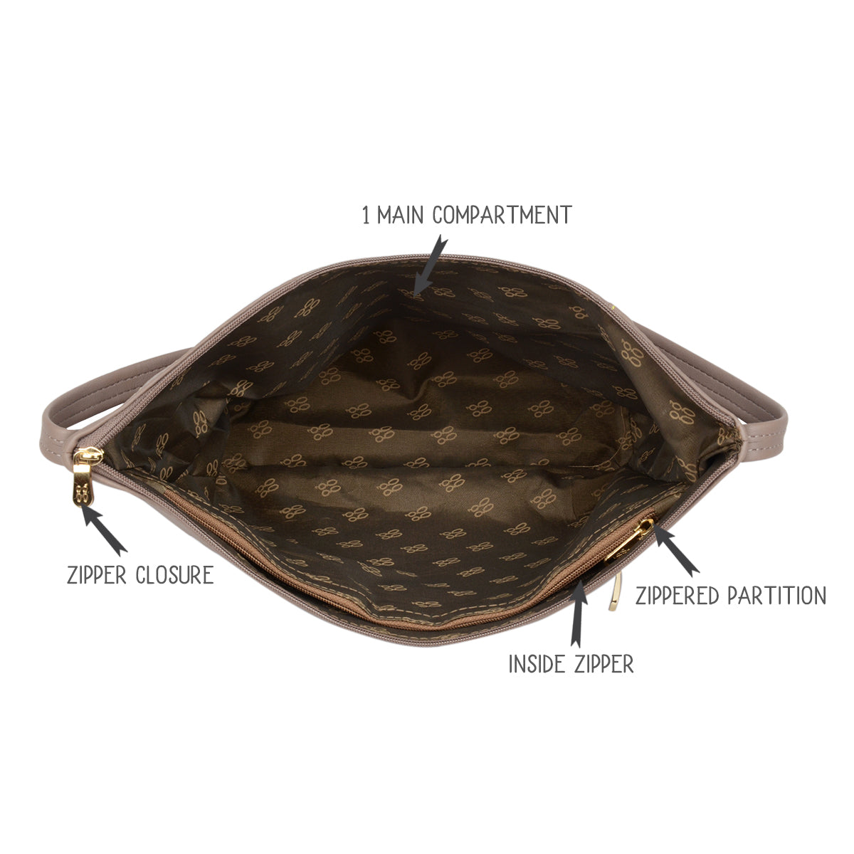 Nightie Peach Large Hobo Bag