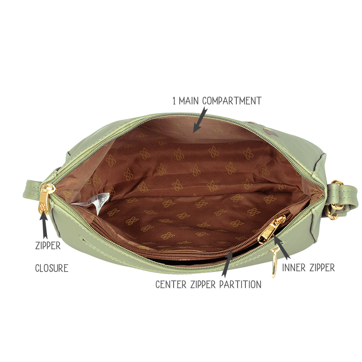 Wini Green Medium Bags