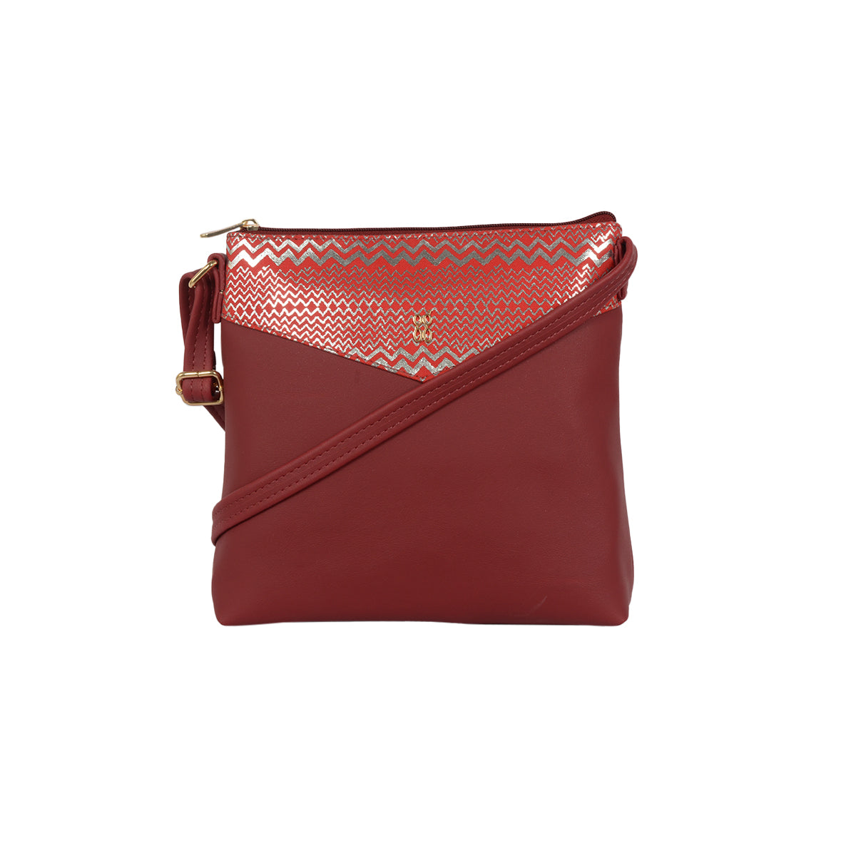 Zella Red Small Satchel Bag