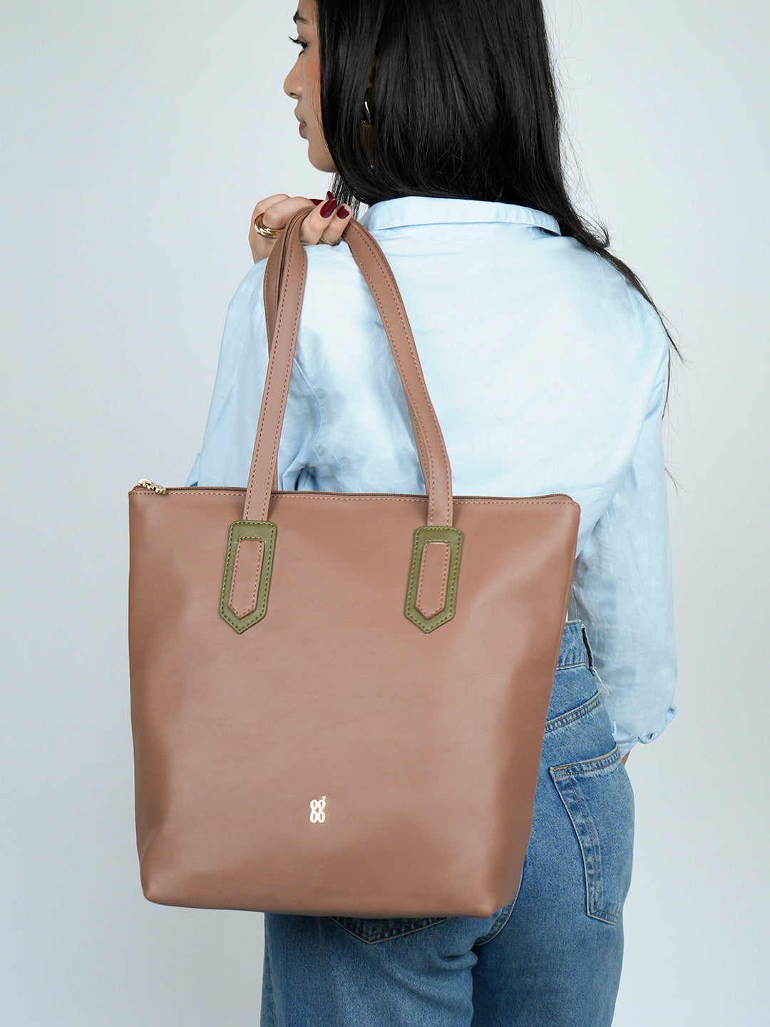 Rules Beige Large Tote Bags