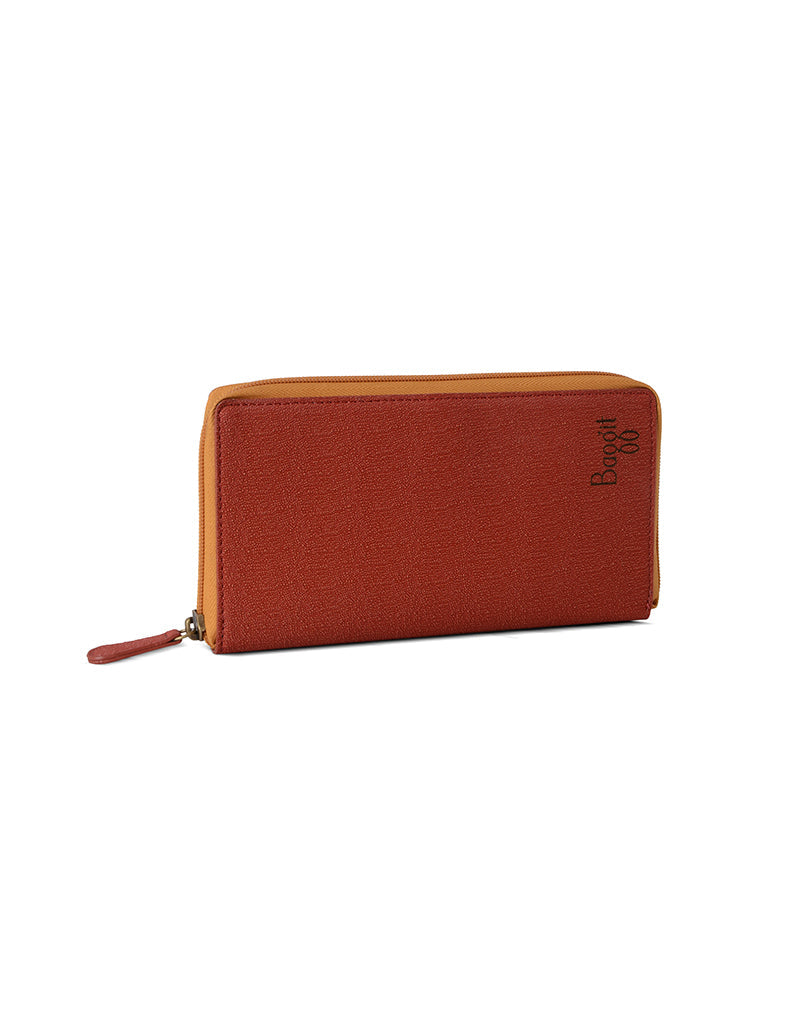 Sash  Tan Large Ziparound Wallets