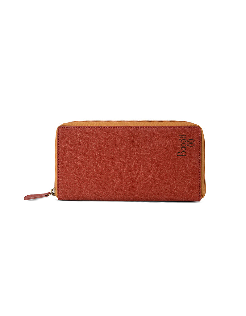 Sash  Tan Large Ziparound Wallets