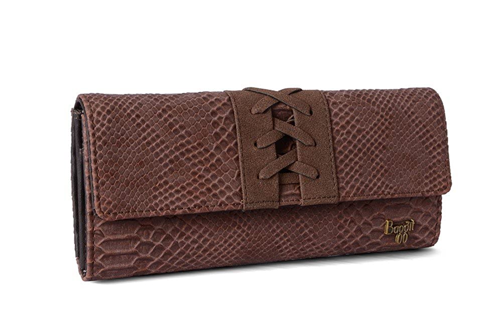 Accent Brown Oversize Two Fold Wallets