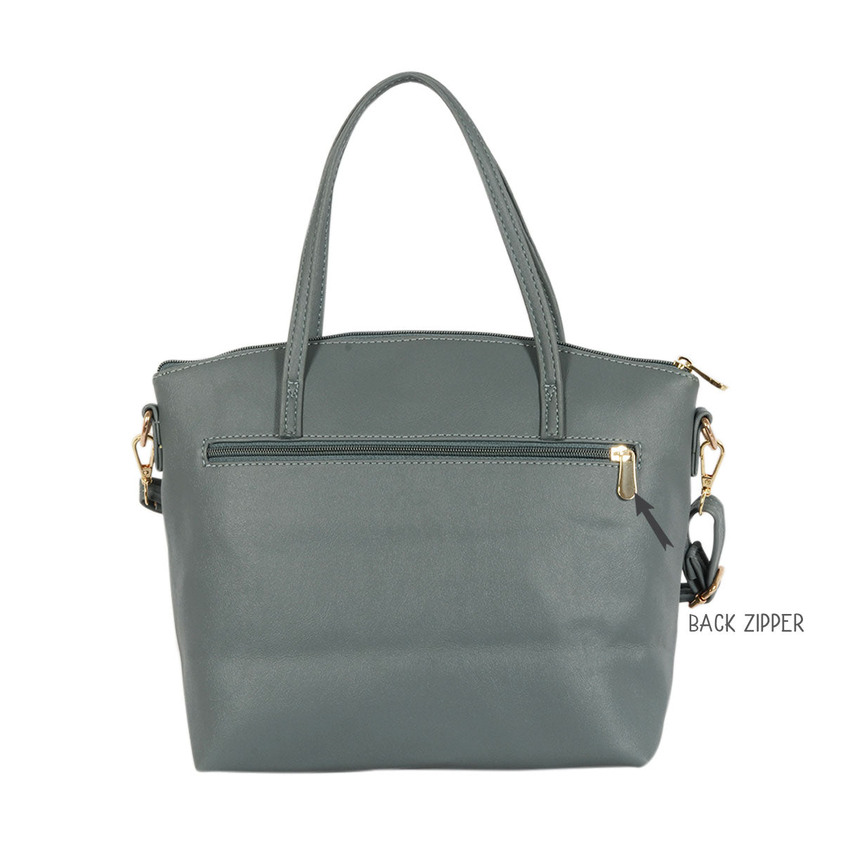 Curb Blue Medium Satchel Bags