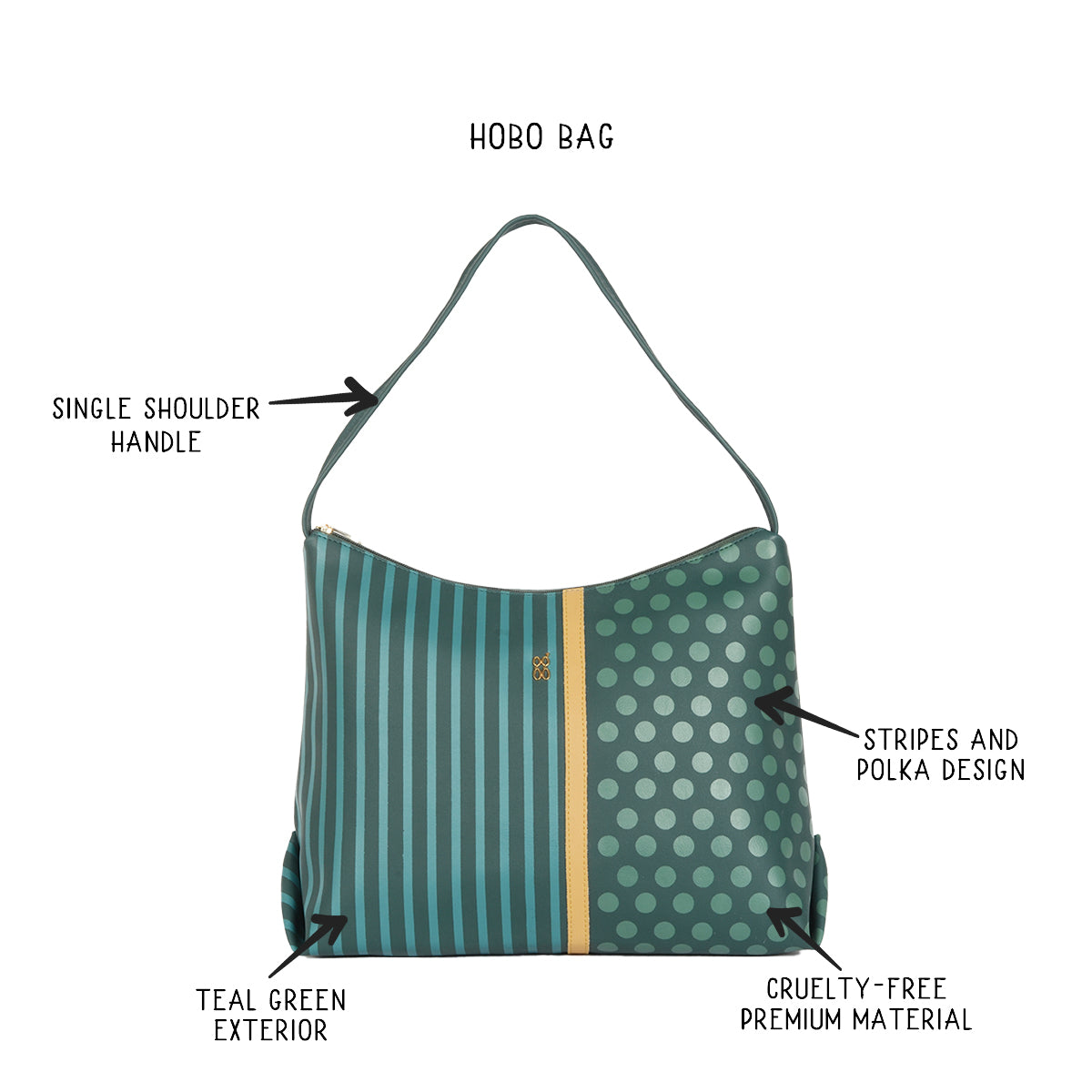 Doxon Green Large Hobo Bags