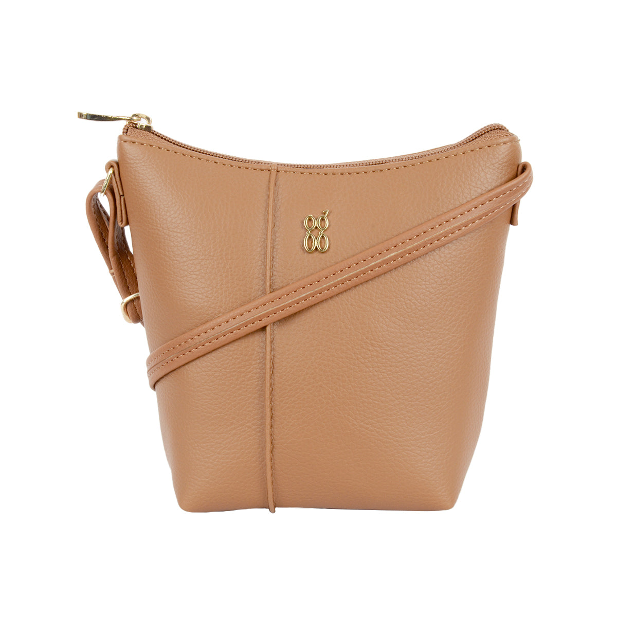 Gaze Tan Small Hobo Sling Bag