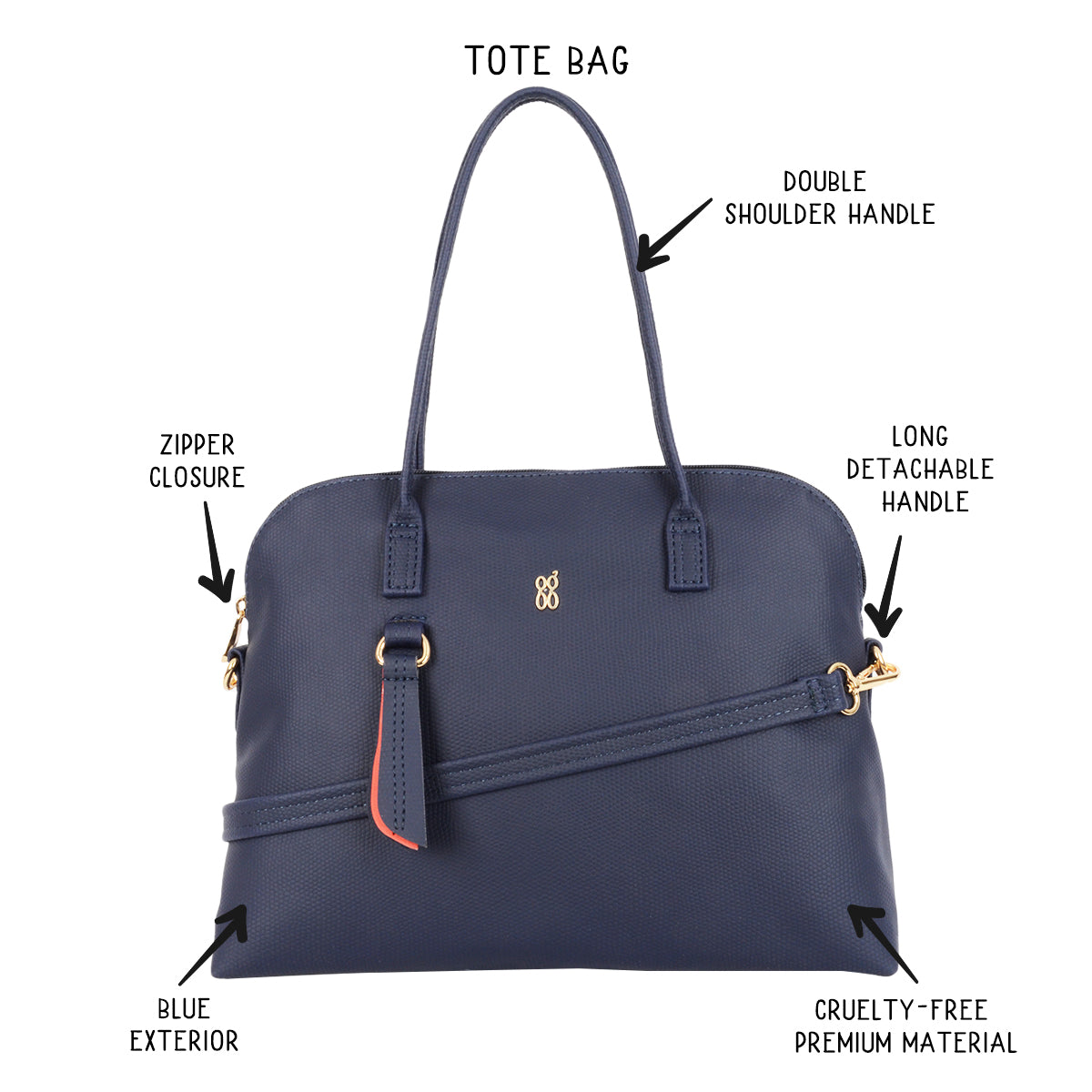 Tien Blue Medium Bags