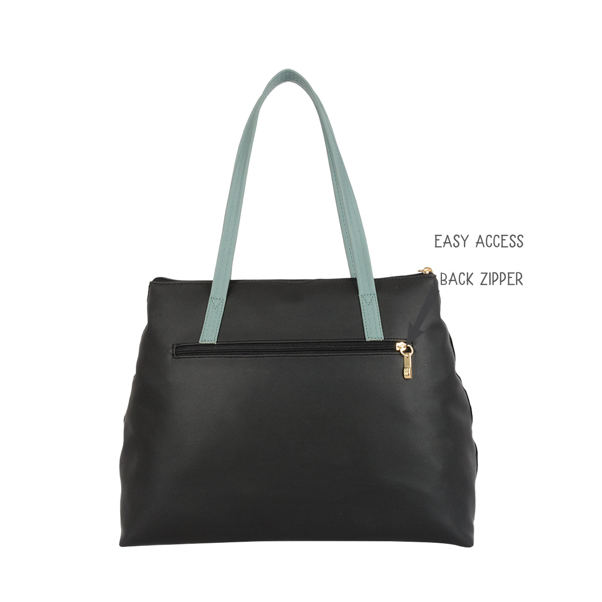 Alleu Black Large Tote