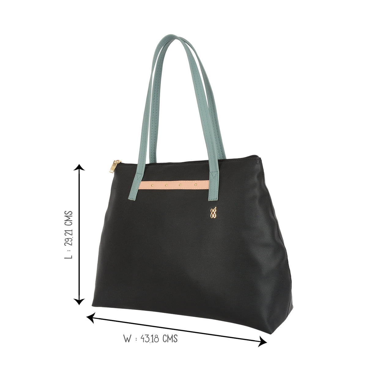 Alleu Black Large Tote