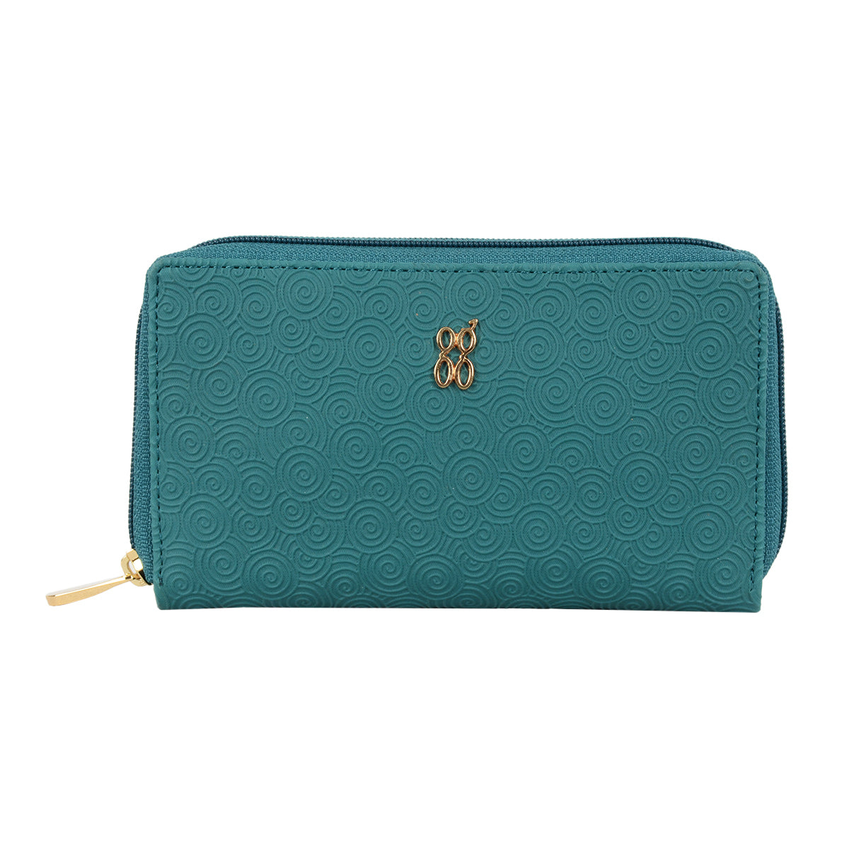 Ludo Green Medium Ziparound Wallets