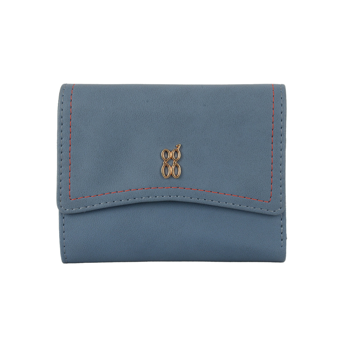 Saffron Blue Small Two Fold Wallets