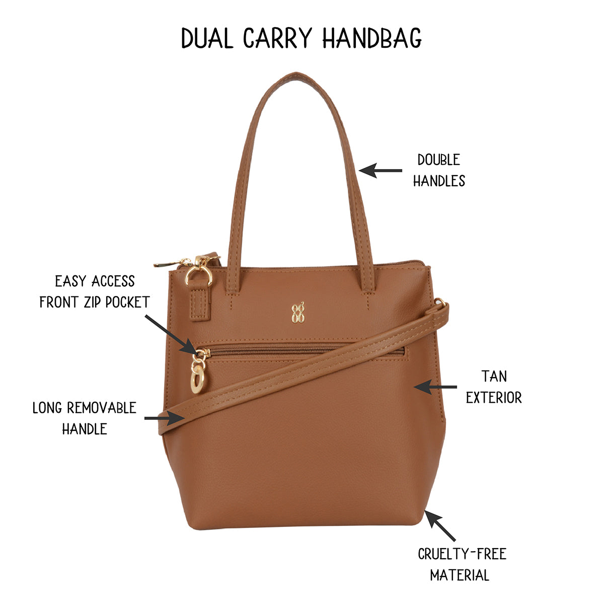 Navi Tan Small Tote