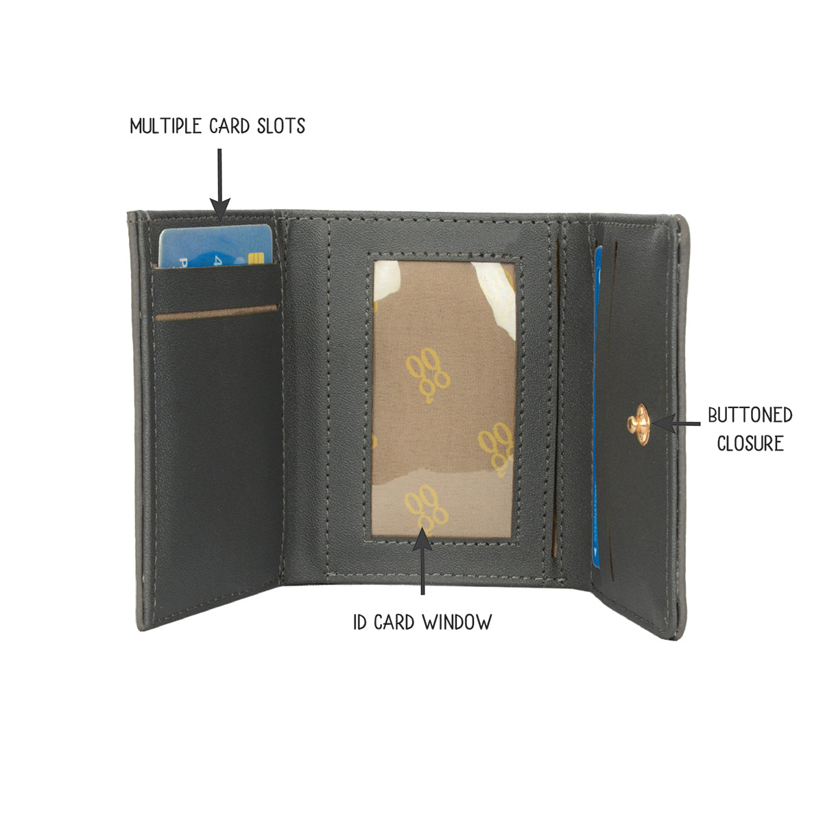 Oimi Email Small Handbag & Wallet Combo