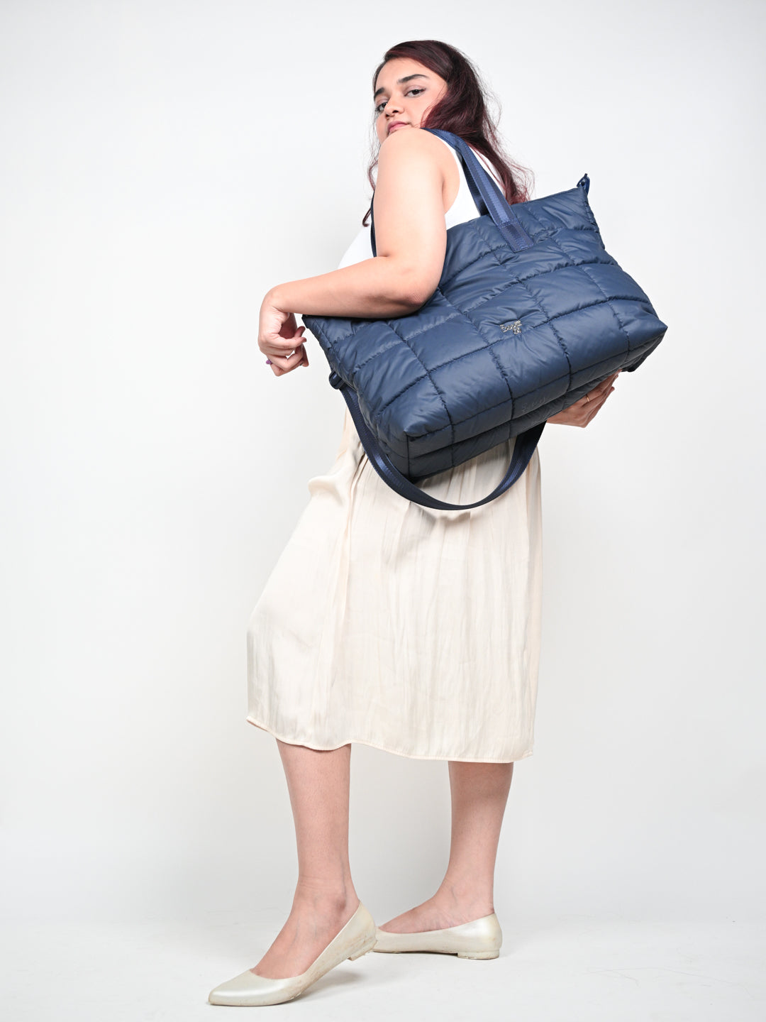 Poofy Blue XL Duffel Bags