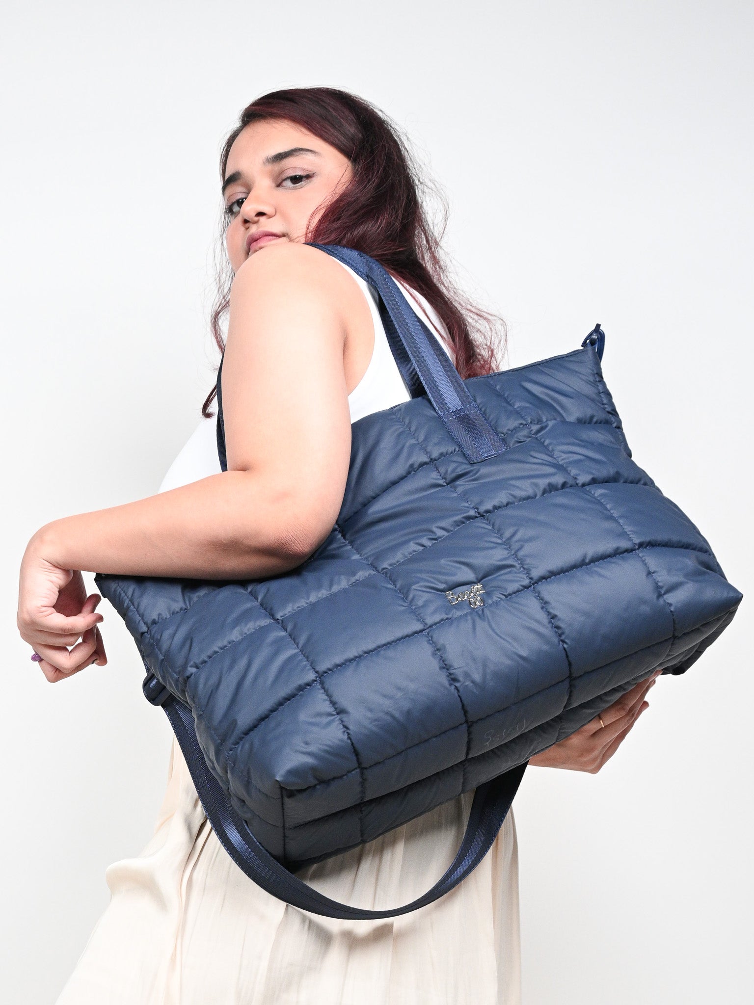 Poofy Blue XL Duffel Bags