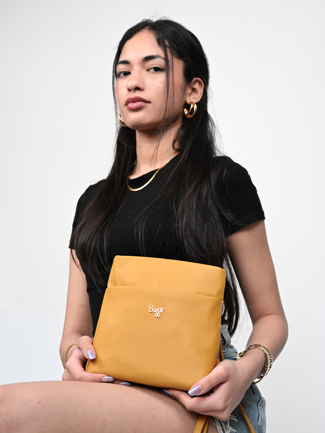 Kasia Yellow XS Backpack Sling Bags