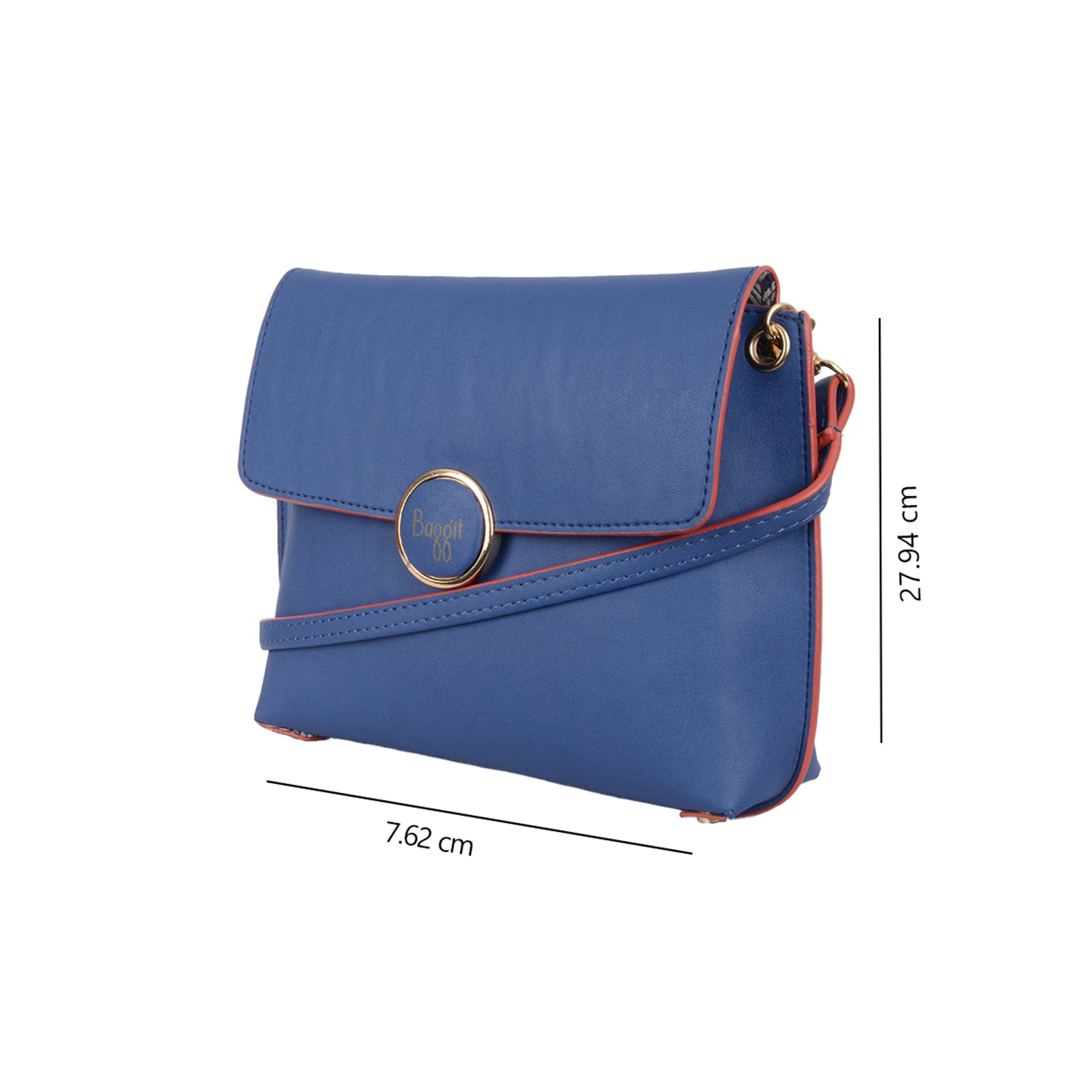 Shiomis Blue Small Tote Sling Bag