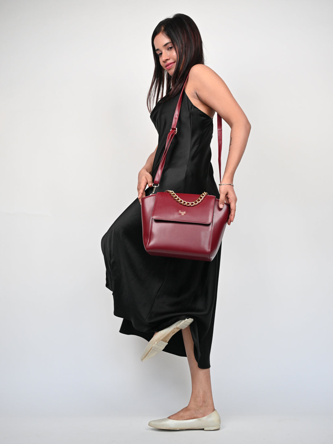 Glop Red Small Satchel Bags