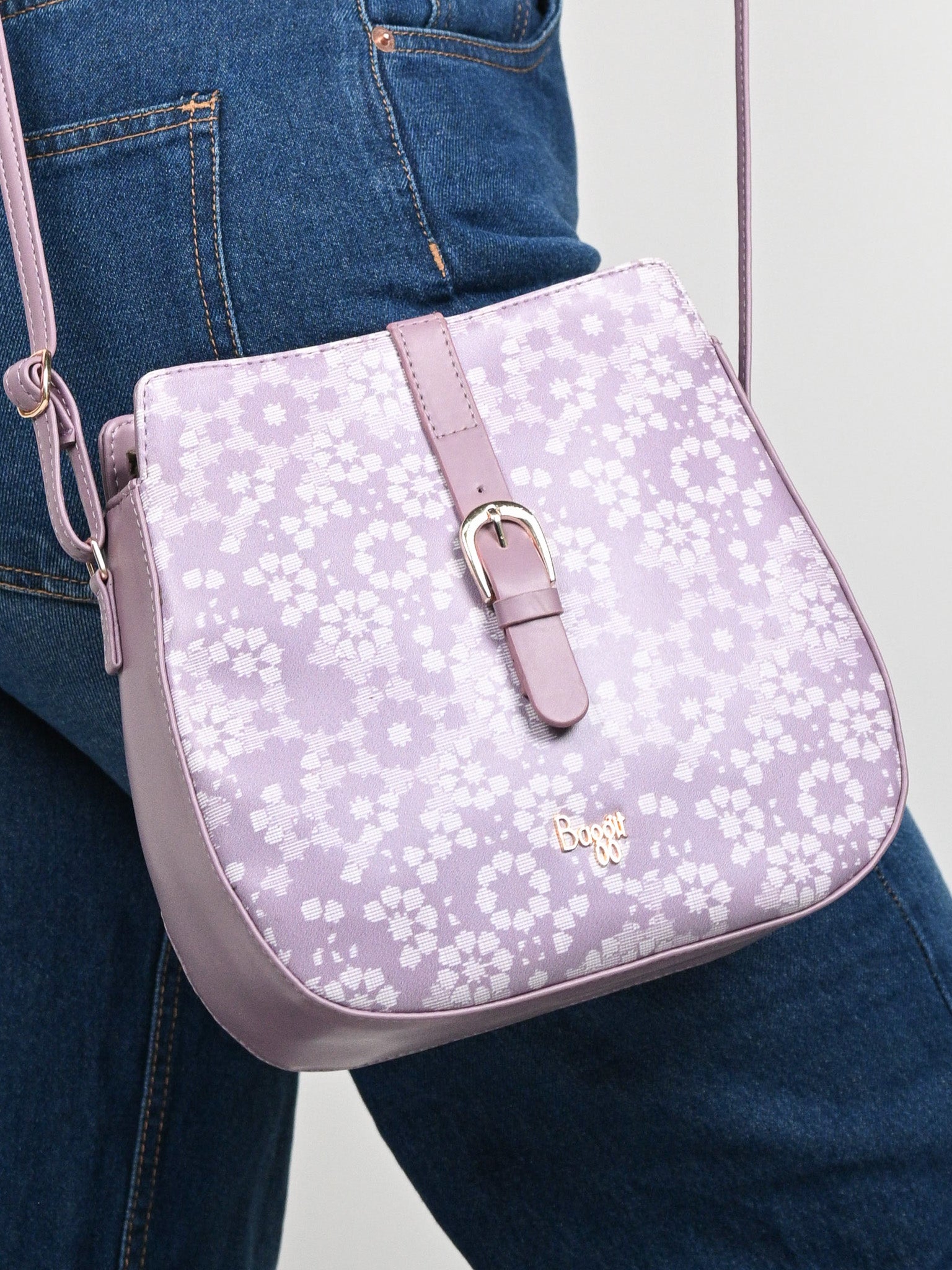 Budding Pink Small Saddle Bags