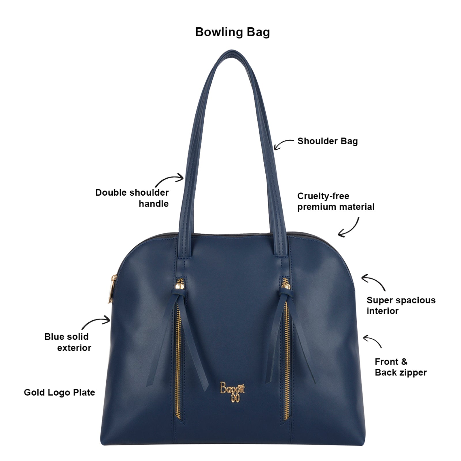 Miya Blue Large Bowling Bags