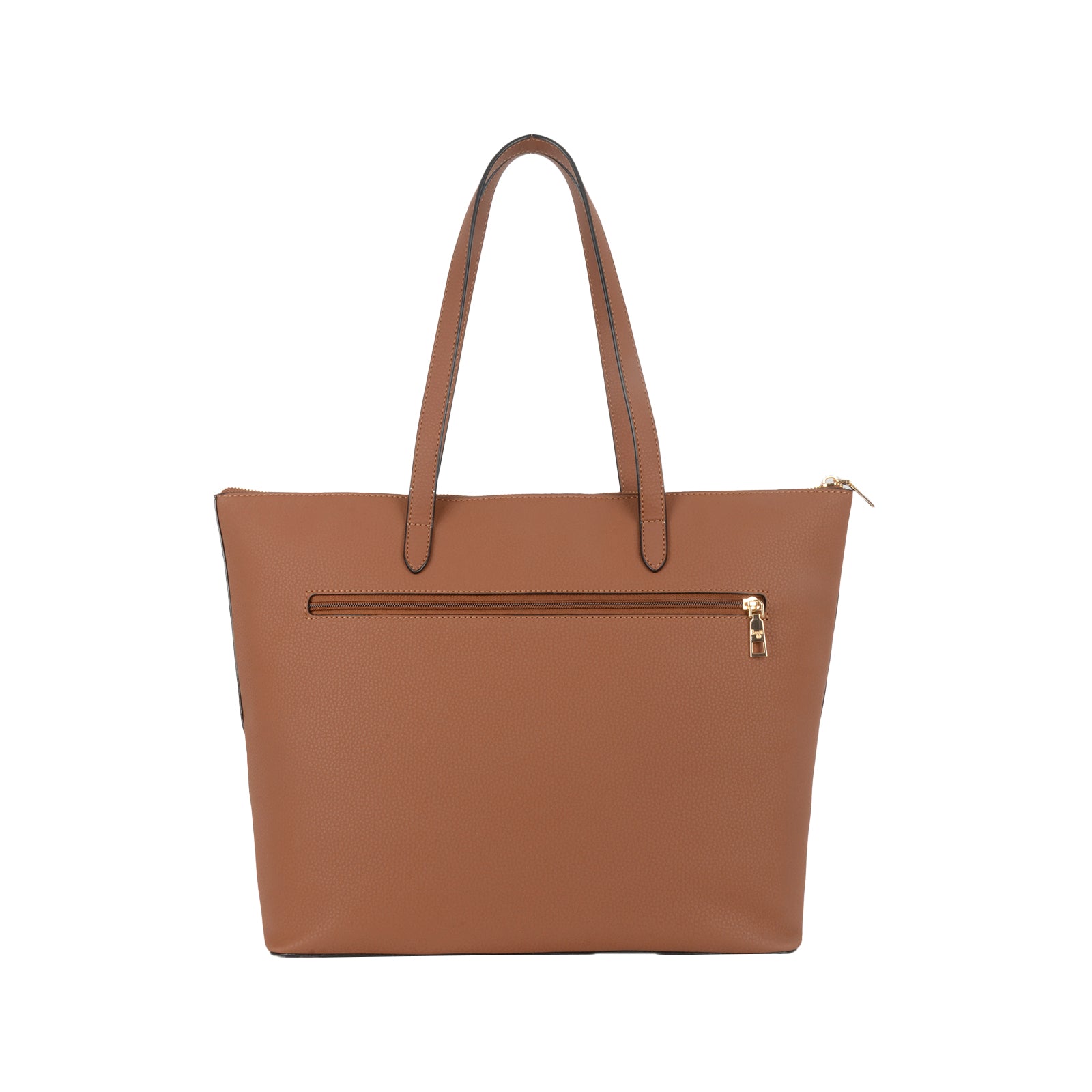 Sharp Tan Large Laptop Tote