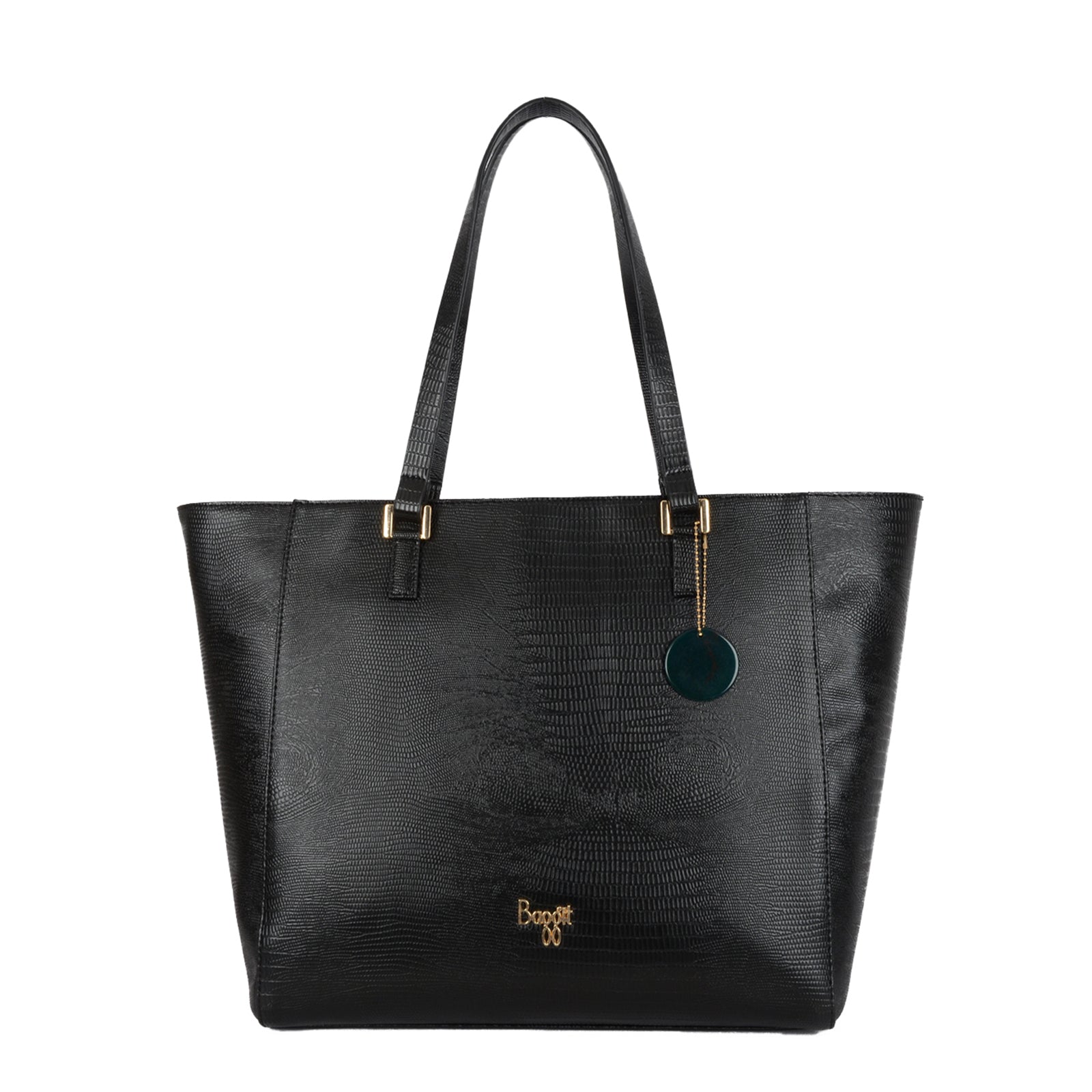 Brittany Black Large Laptop Tote