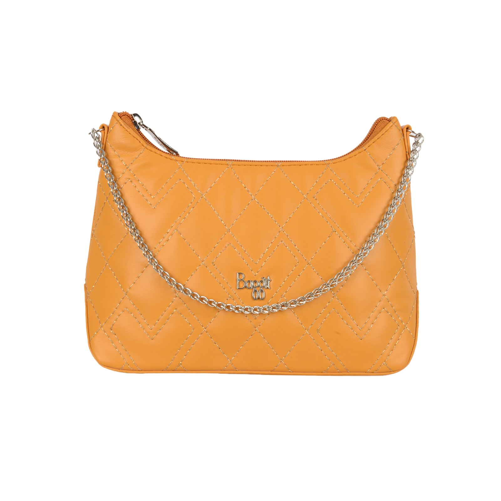 Fleecy Yellow Small Hobo Sling Bag