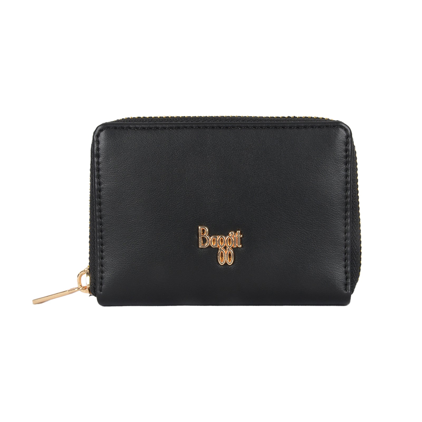 Varian Black Small Ziparound Wallet