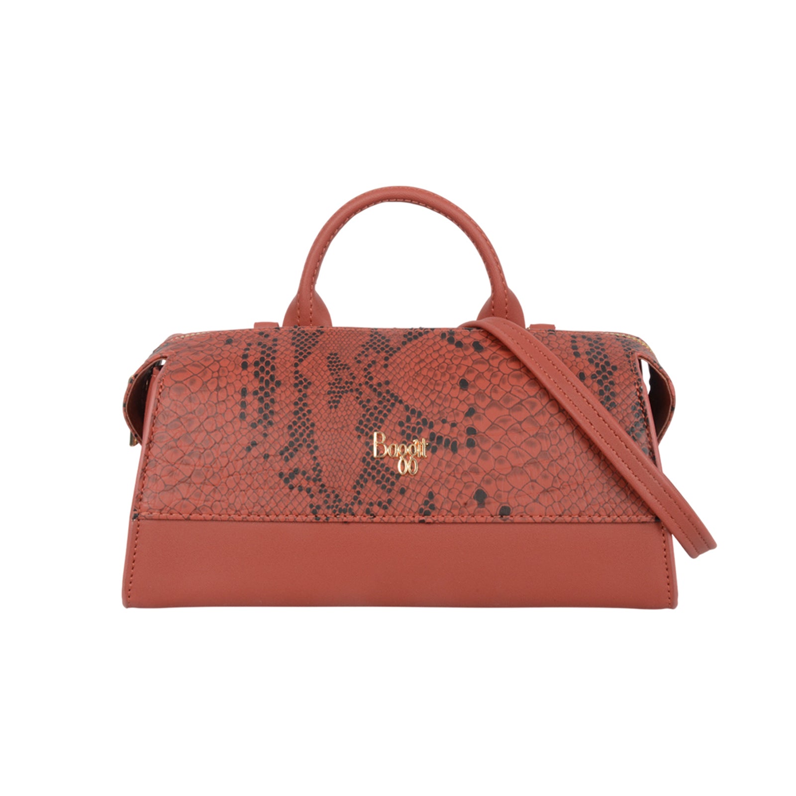Python Tan Small Bag