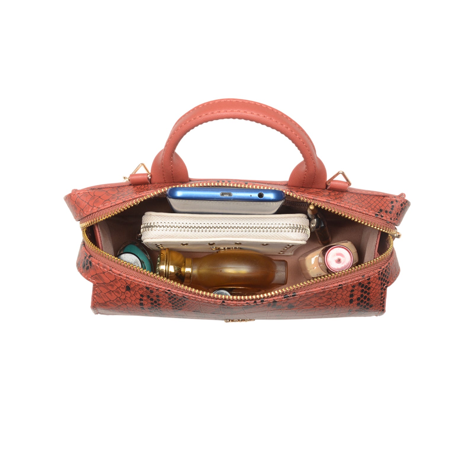 Python Tan Small Bag