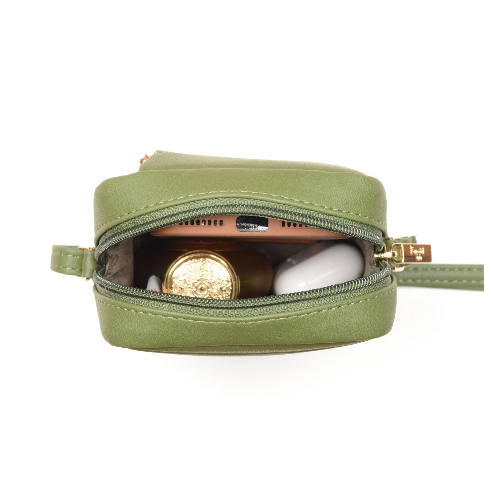 Upward Meow Wild Green Extra Small Camera Bag