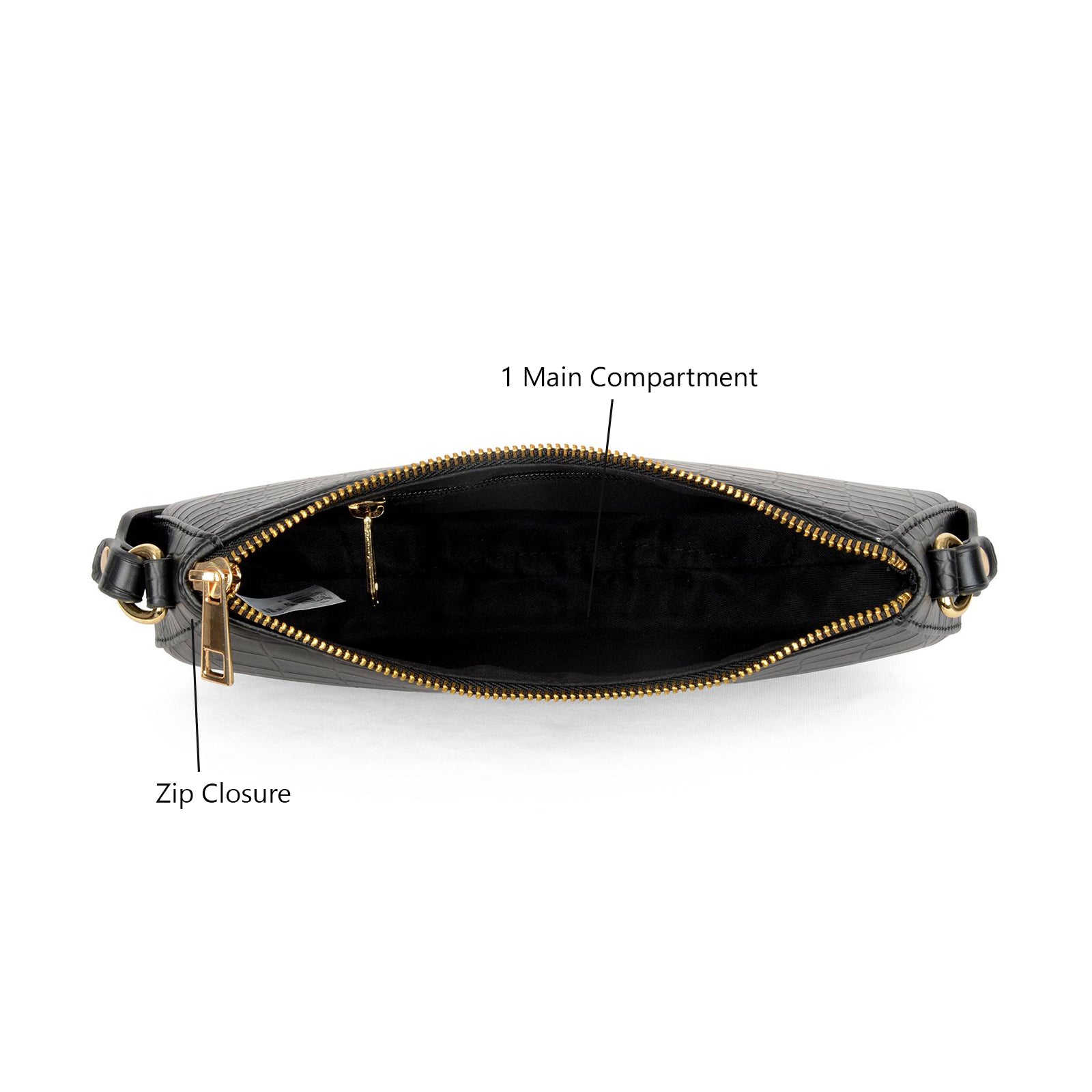 Syndicat Black Small Baguette Bags