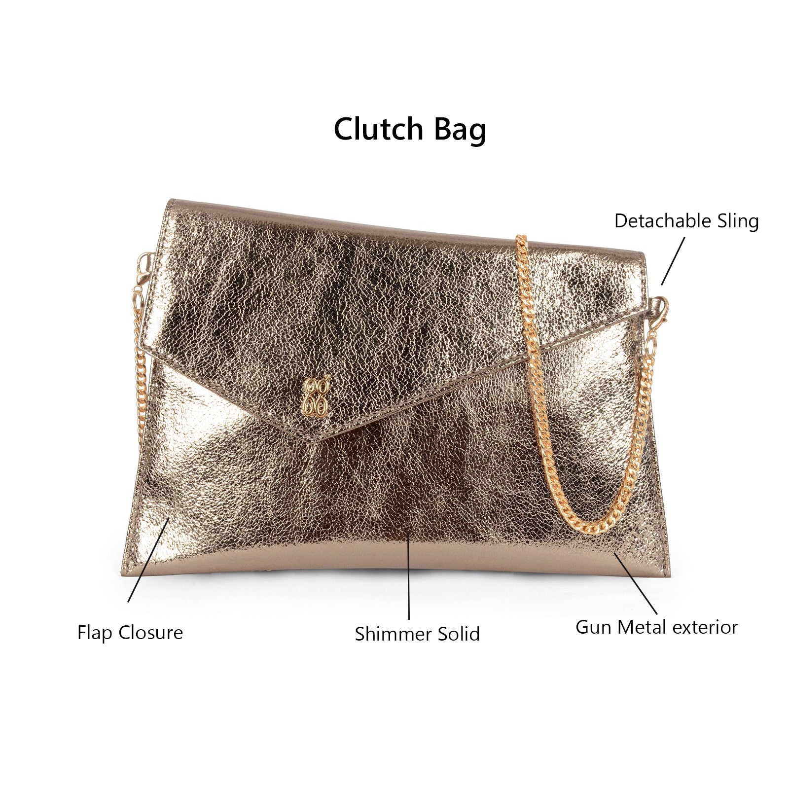 Also Grey Extra Small Clutch