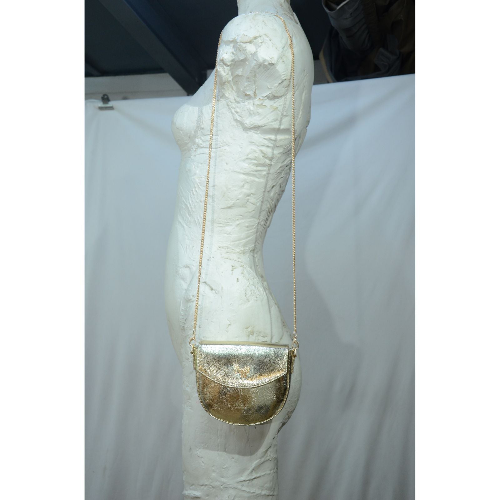 Lilliput Gold Extra Small Saddle Bag