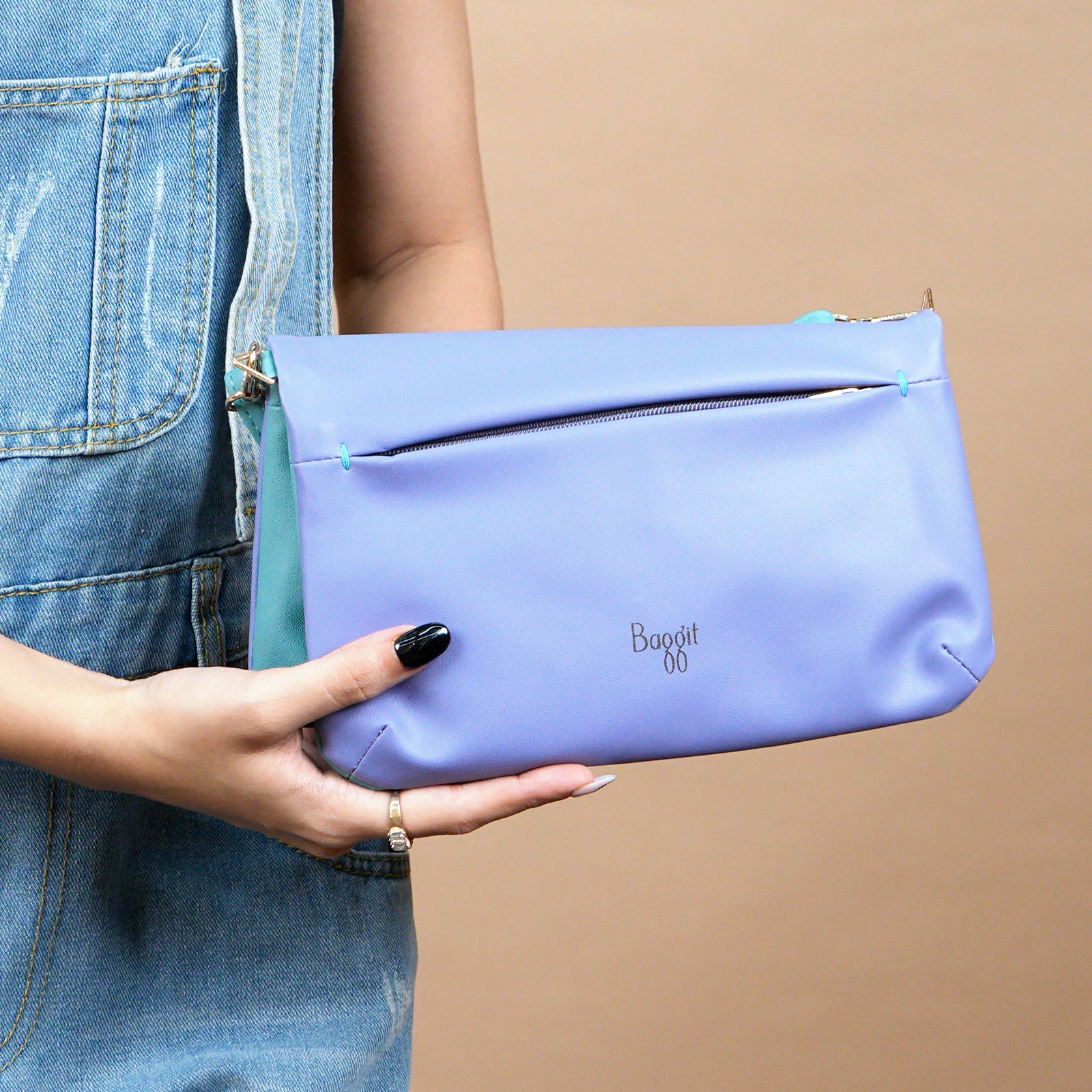 Minded Blue Small Tote Sling Bag