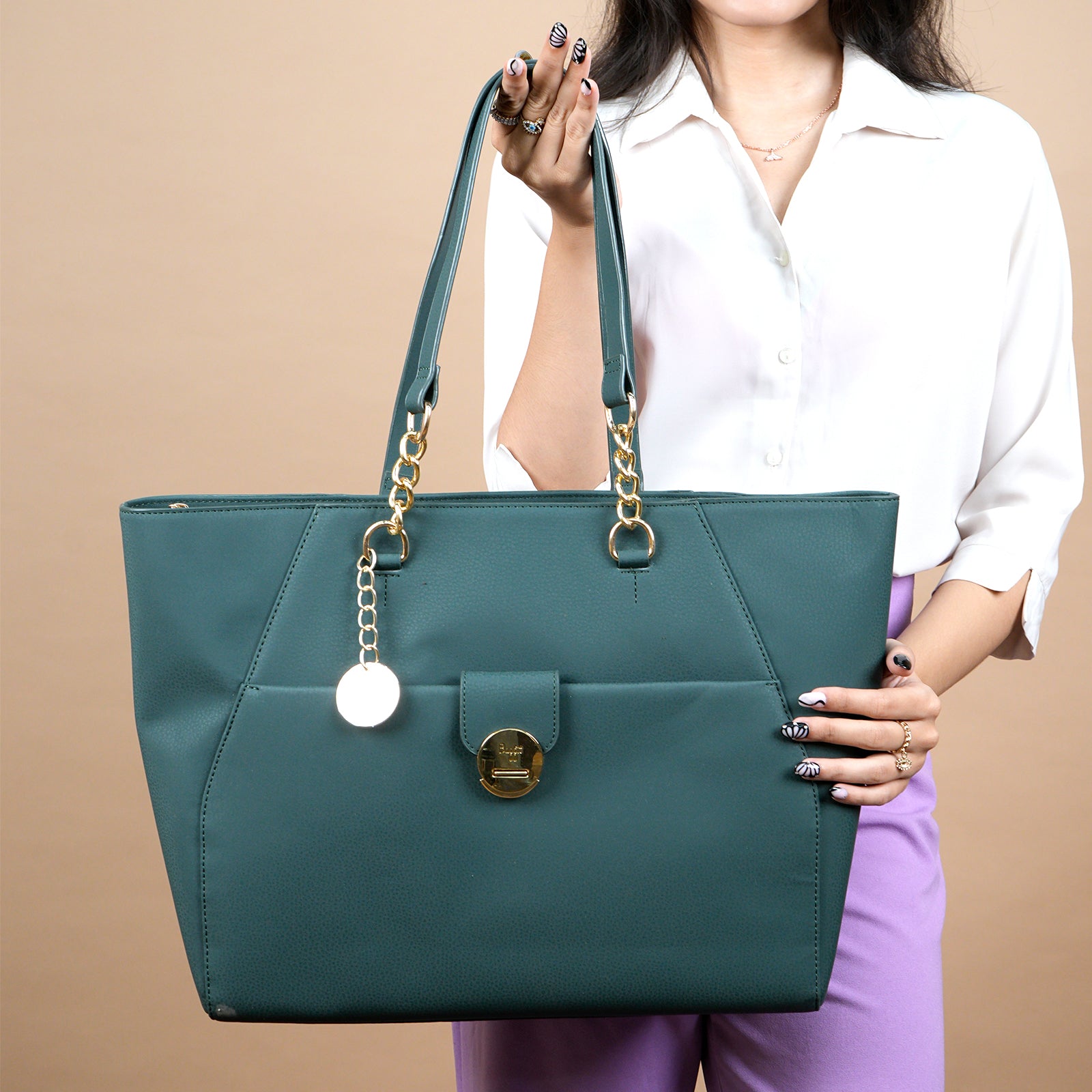 Jonquil Green Large Laptop Laptop Bag