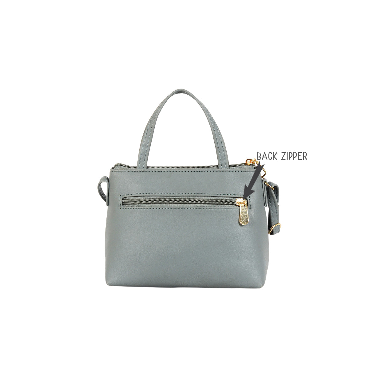 Alyssa Blue XL Satchel Sling Bags