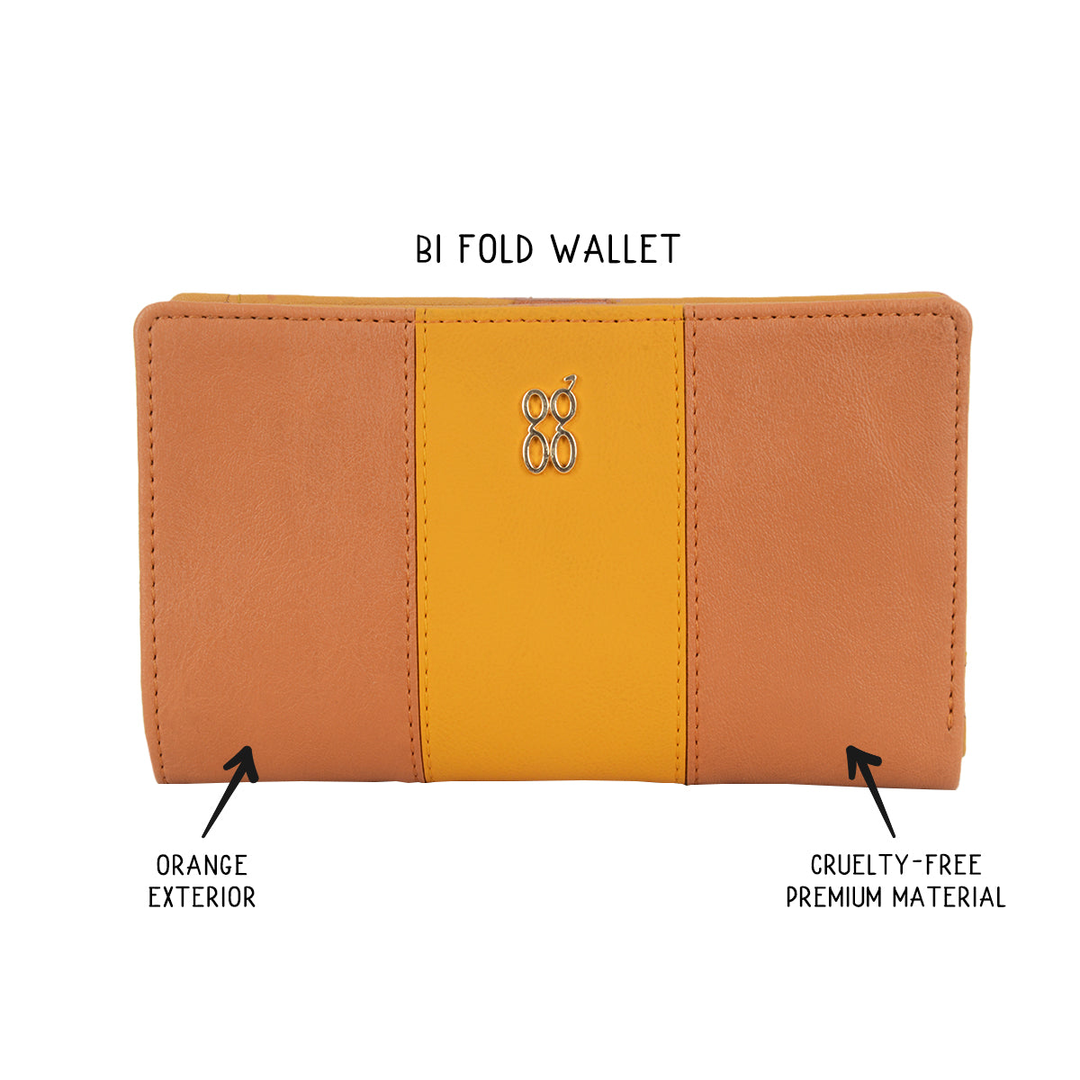 Ace Orange Medium Two Fold Wallets