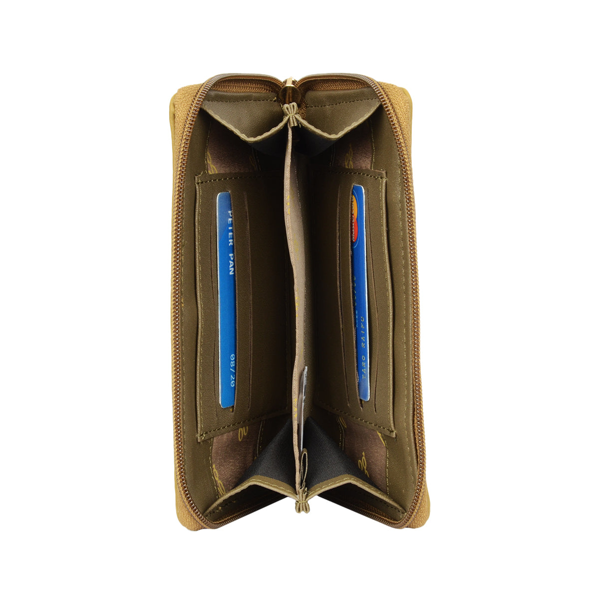 Pudo Green Medium Ziparound Wallet