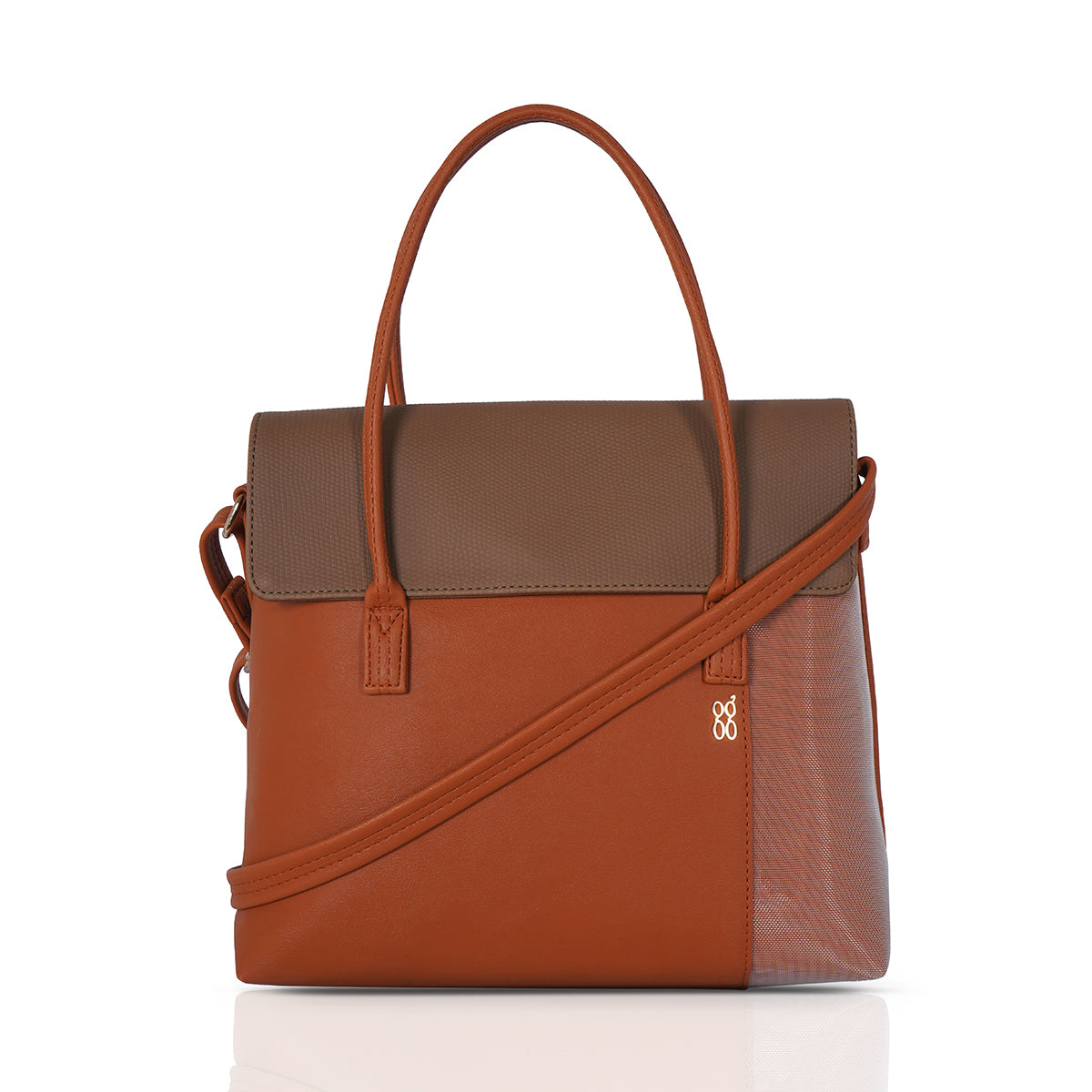 Abeline1 Tan Medium Satchel Bags