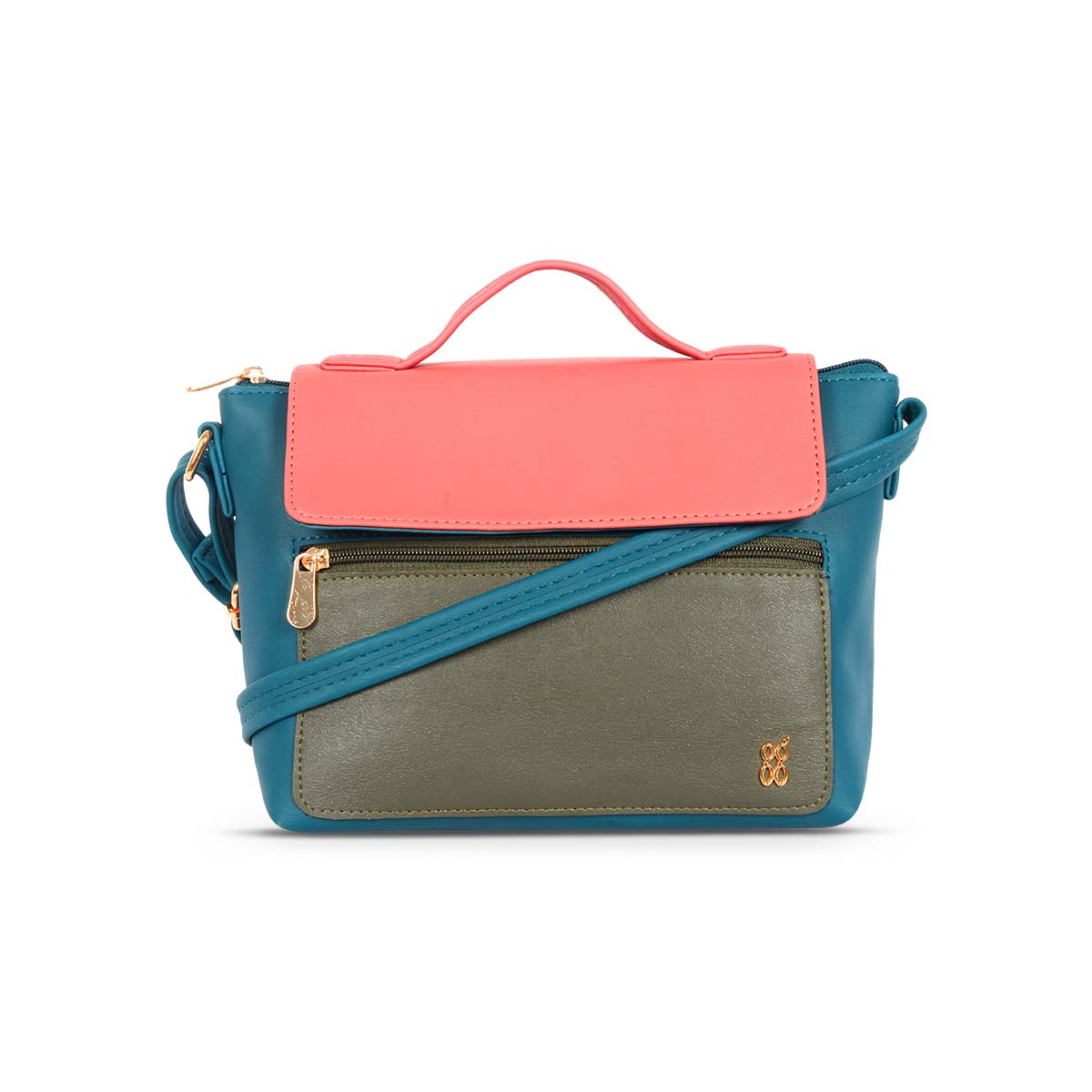 Ace Blue Small Satchel Bag