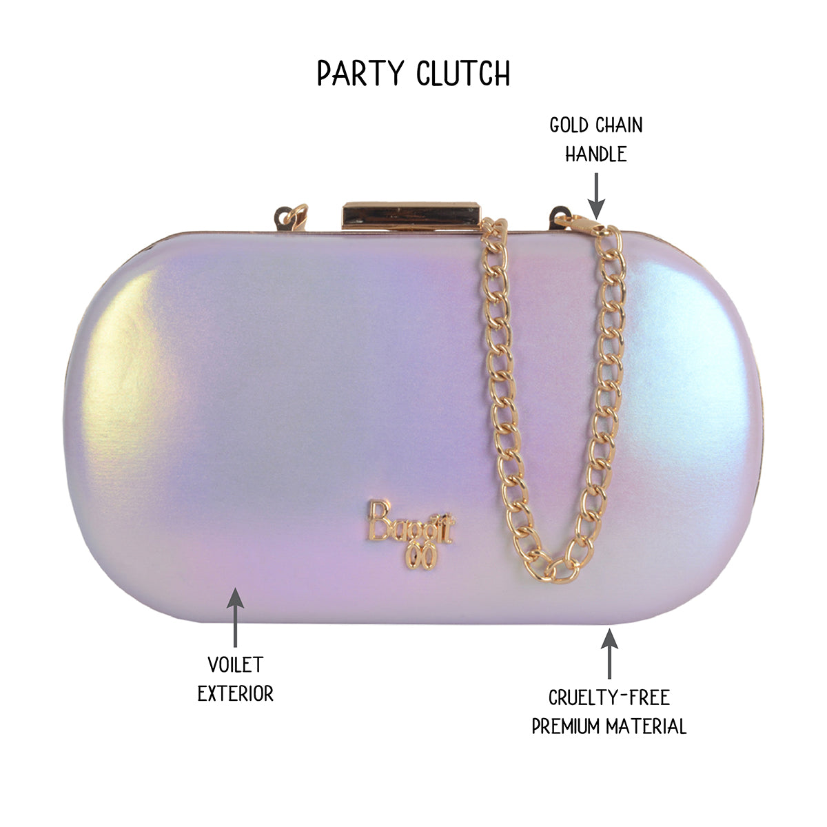 Diya Violet XXS Clutch Bags