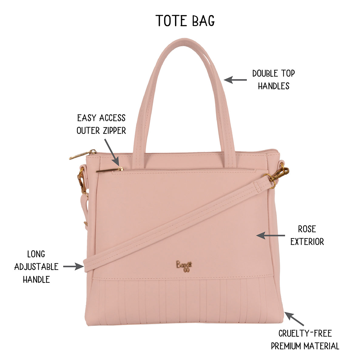 Misho Rose Medium Tote Bags