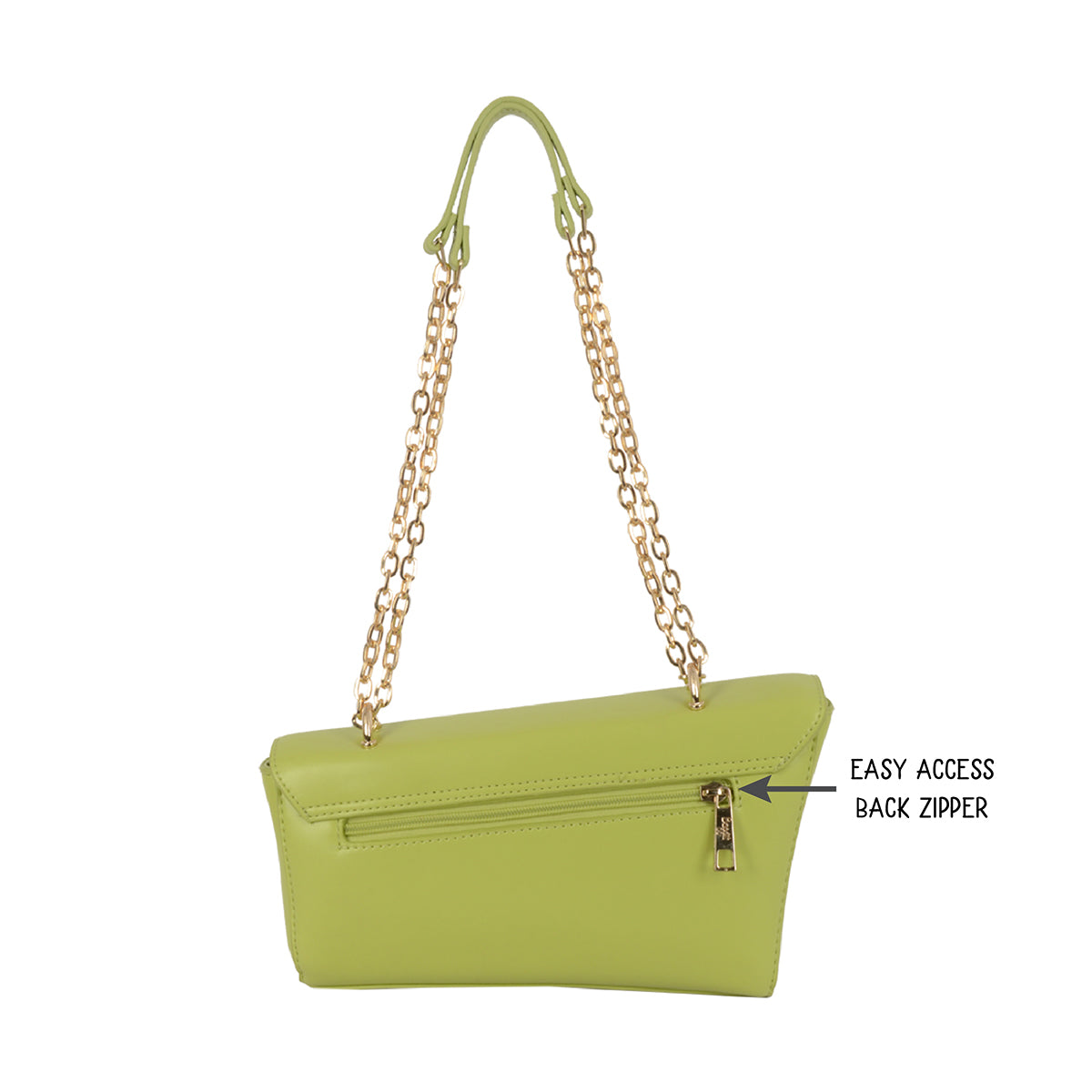 Sette Green Small Baguette Bags