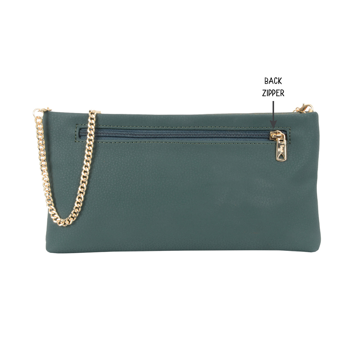 Skyer Green Small Baguette Bags