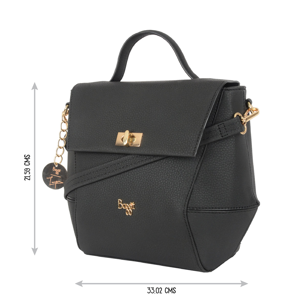 Zircon Black Small Mini Bag